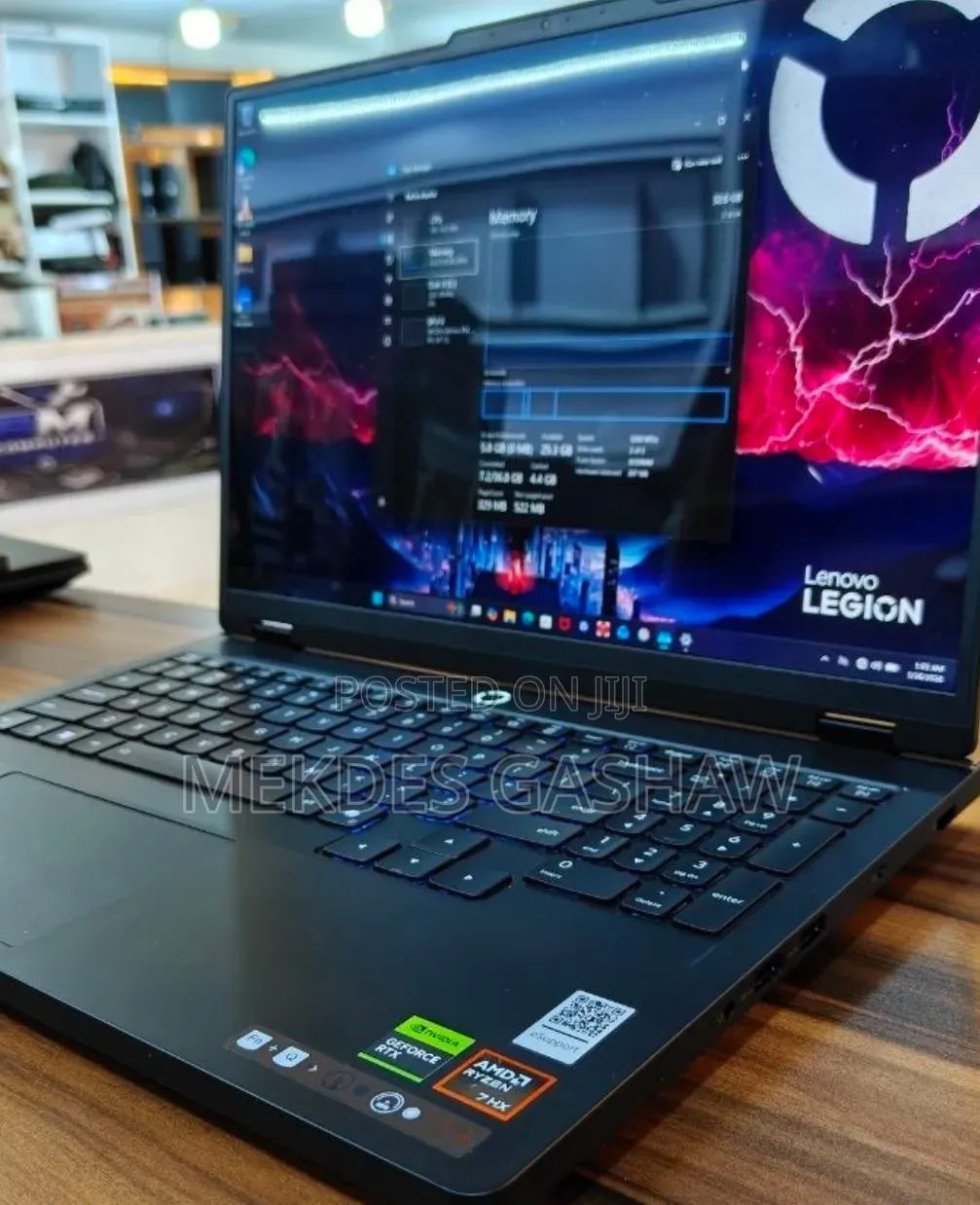 New Laptop Lenovo Legion 5 32GB AMD Ryzen 7 SSD 1T