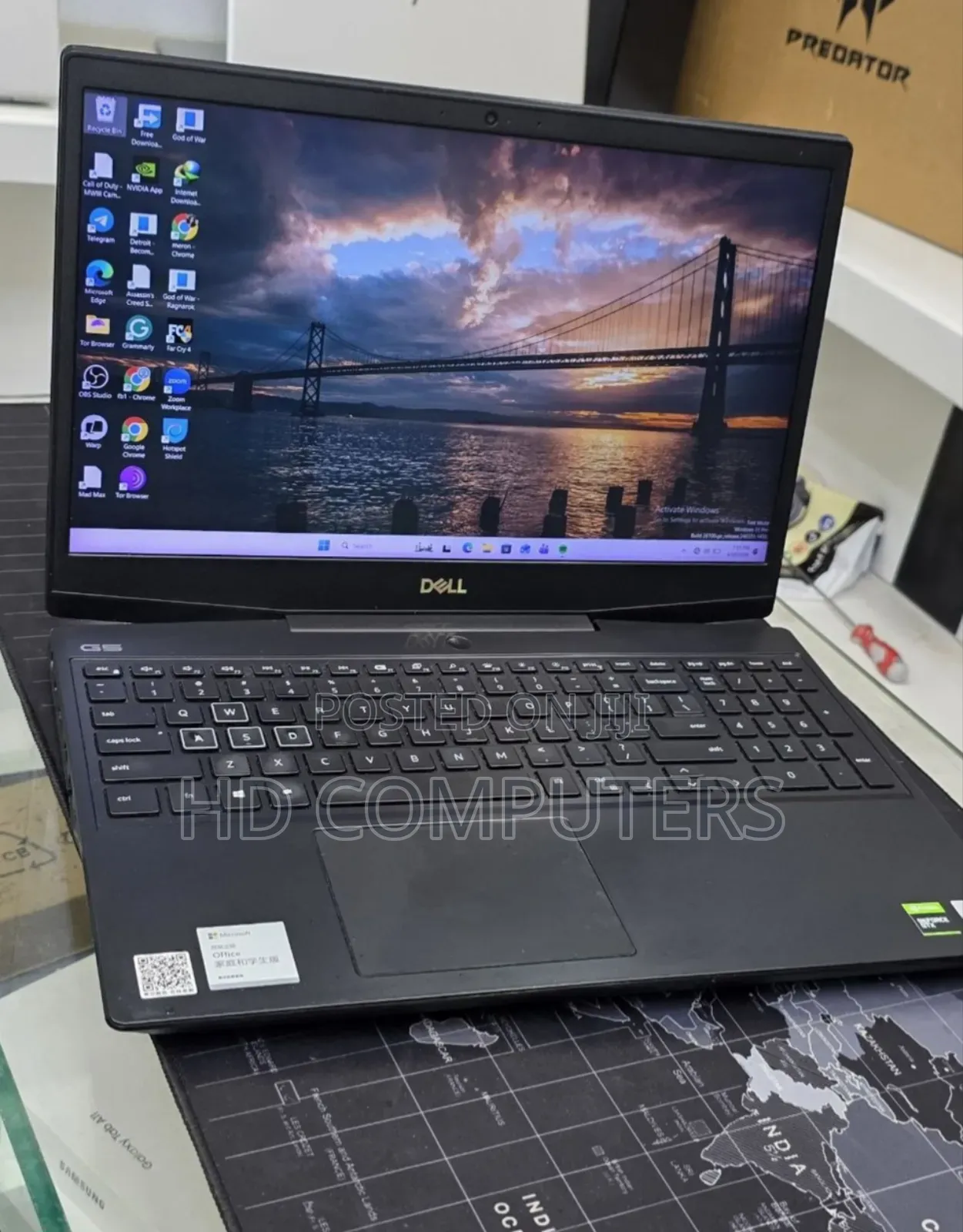 New Laptop Dell G15 5535 32GB Intel Core i7 SSD 512GB