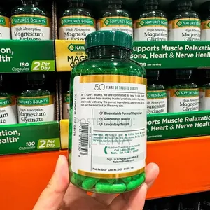 High Absorption Magnesium Glycinate 240mg 180 Capsules From Usa