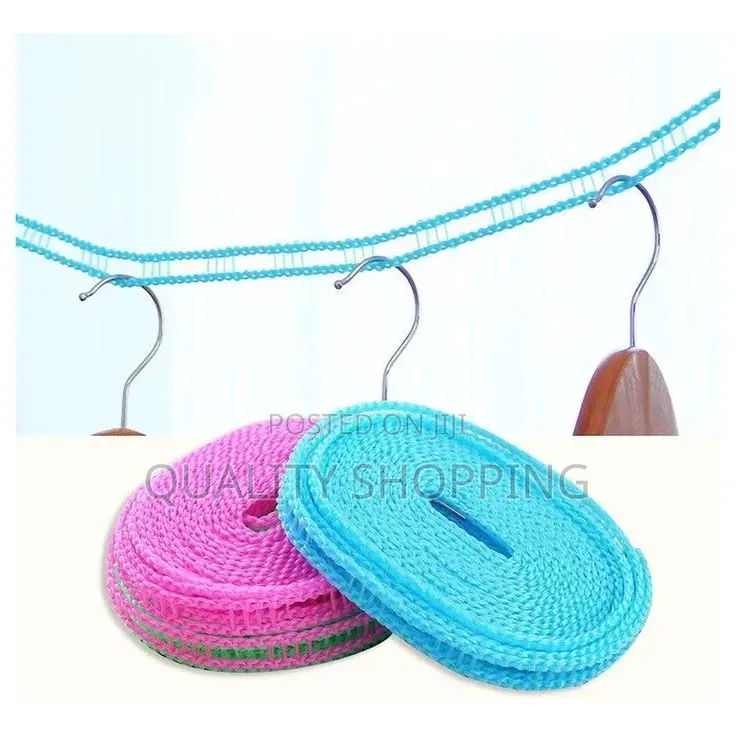 Windbreak Antiskid Clothesline 6m ርዝመት ያለው