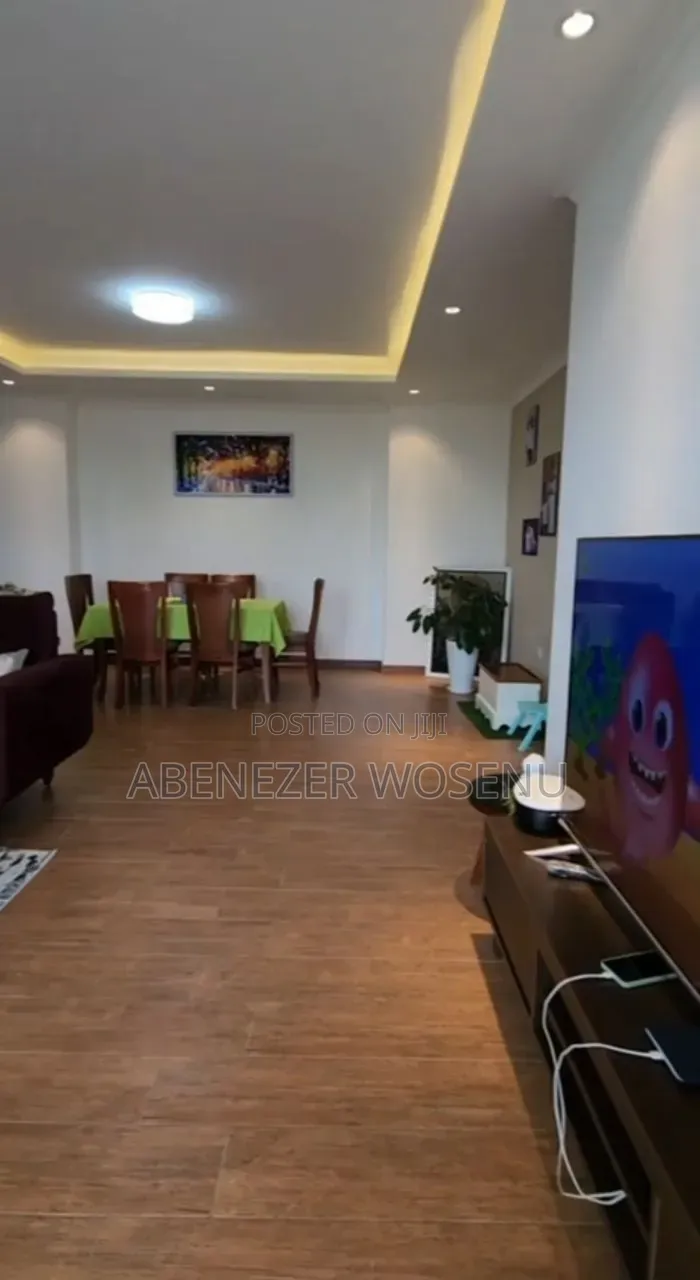 Furnished 3bdrm Apartment in ሳርቤት አፍሪካ ህብረት, Kirkos for sale