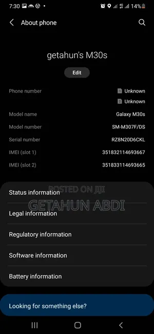 Samsung Galaxy M30s 64 GB Blue