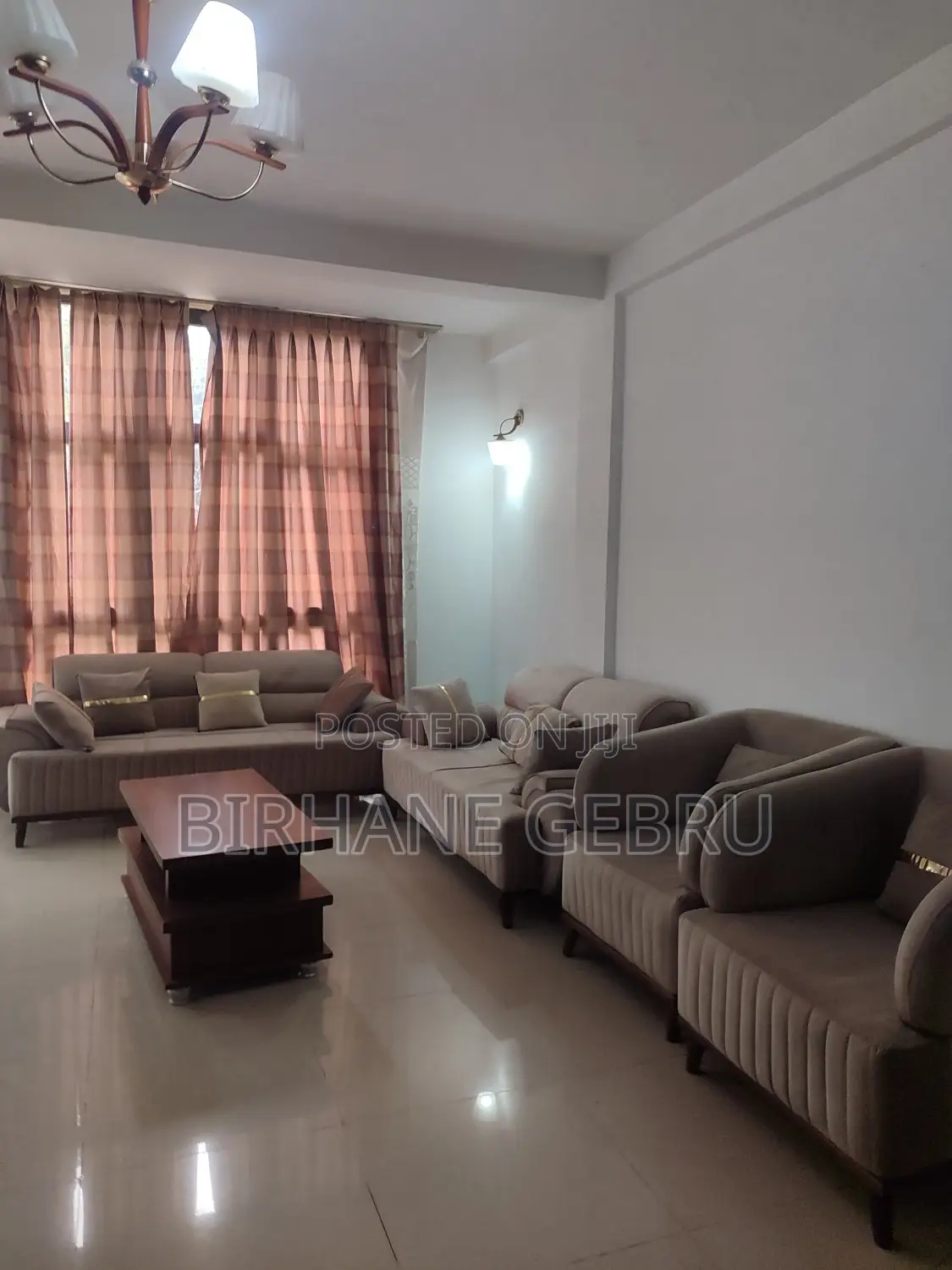 Furnished 6bdrm House in G+2, Bole for rent