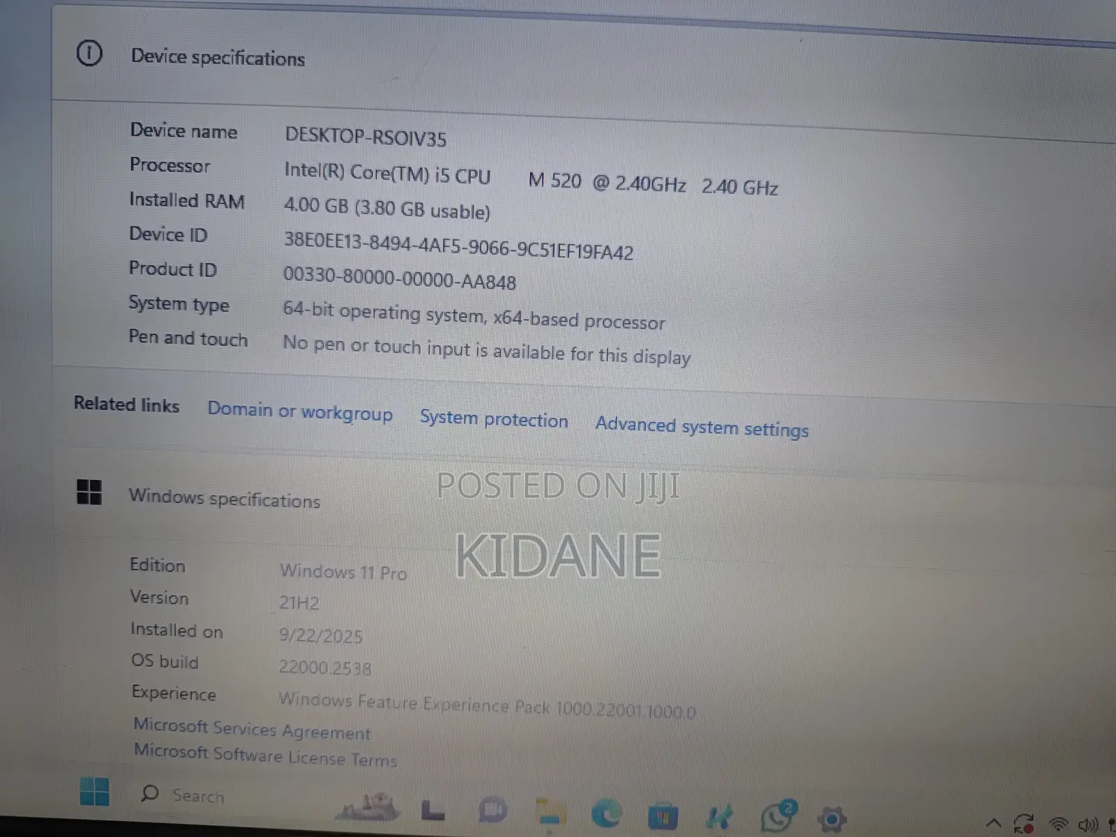 Laptop Lenovo ThinkPad T410 4GB Intel Core i5 SSD 128GB