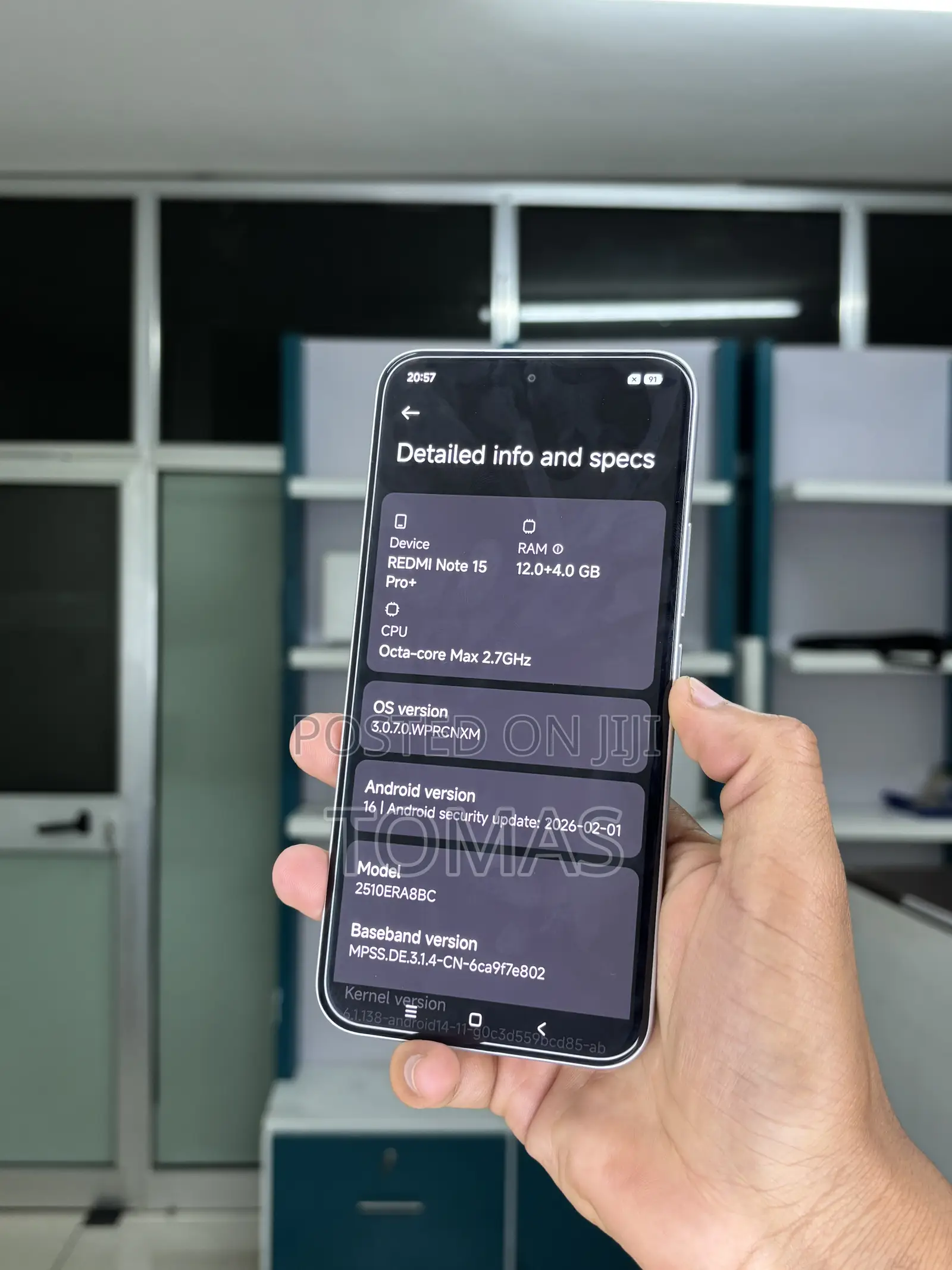 New Xiaomi Redmi Note 15 Pro+ 256 GB White