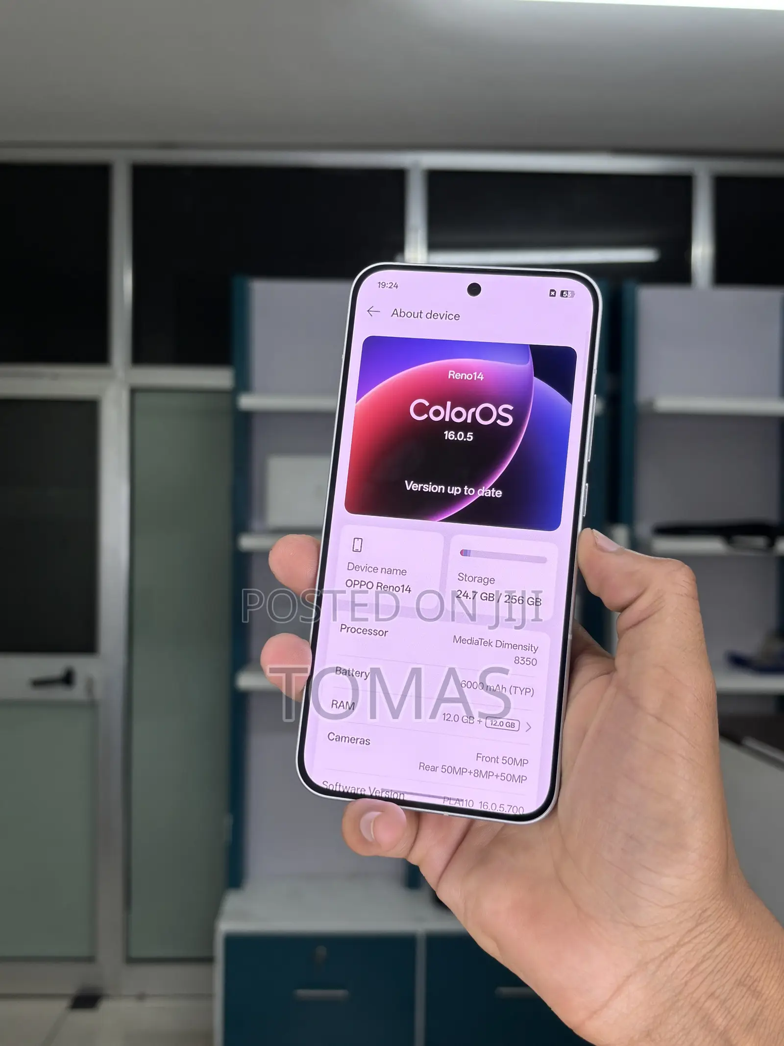 New Oppo Reno14 256 GB White