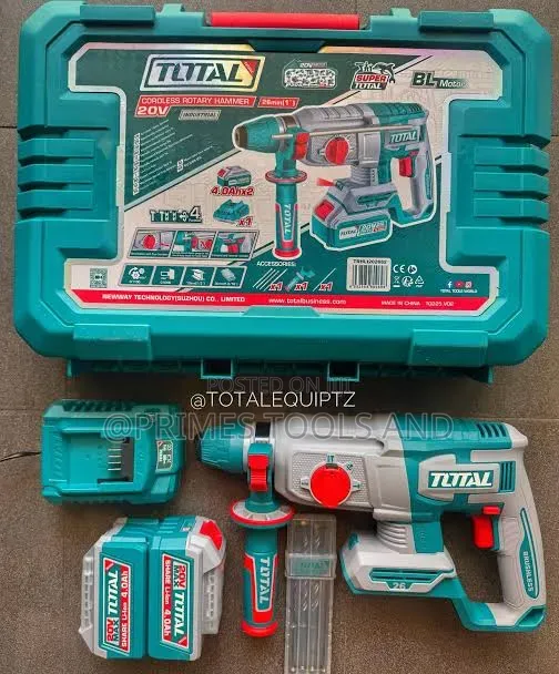 Total Brand 20v Cordless Rotary Hammer Drill