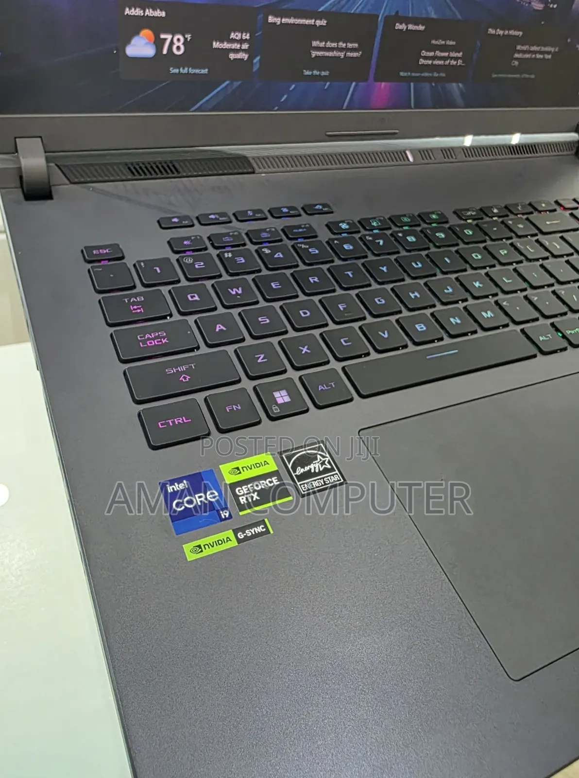 New Laptop Asus ROG Strix G16 G614 16GB Intel Core i9 SSD 1T