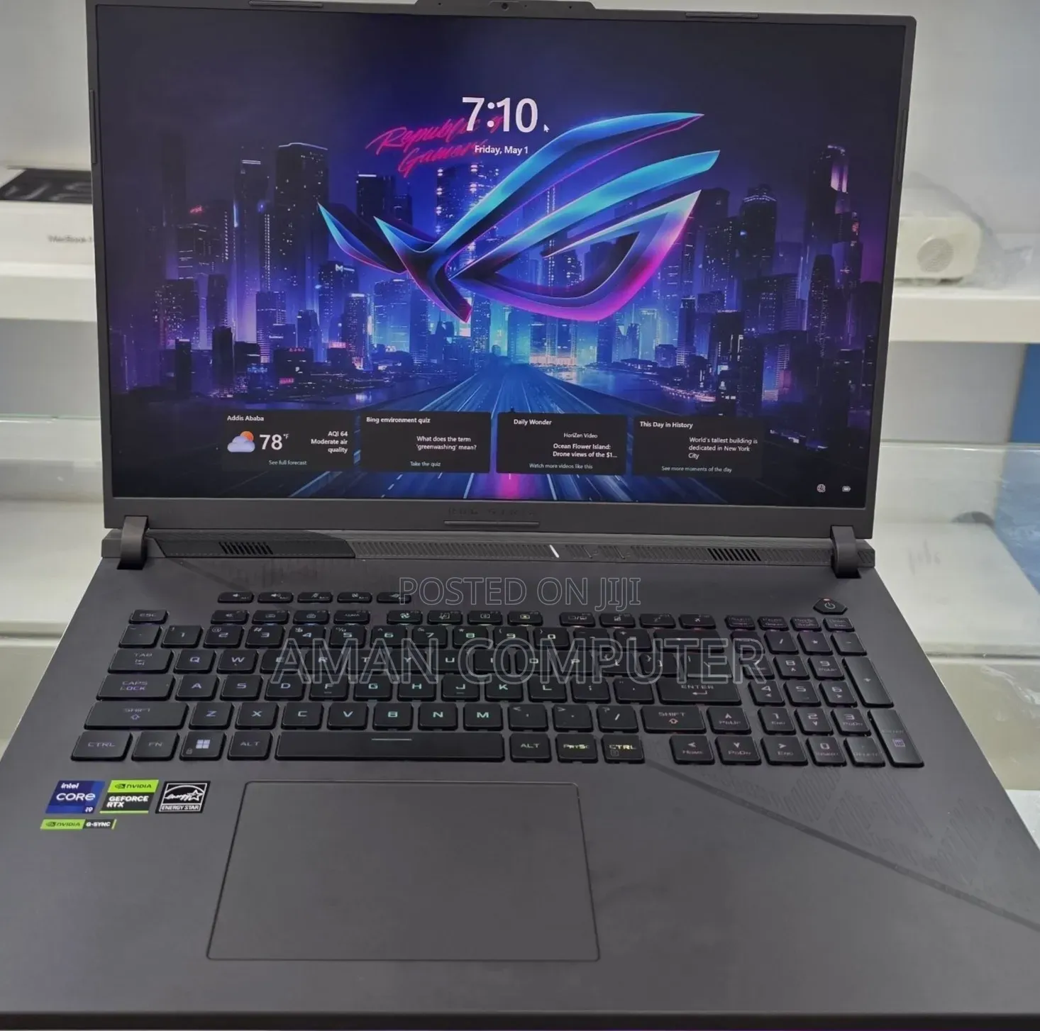 New Laptop Asus ROG Strix G16 G614 16GB Intel Core i9 SSD 1T