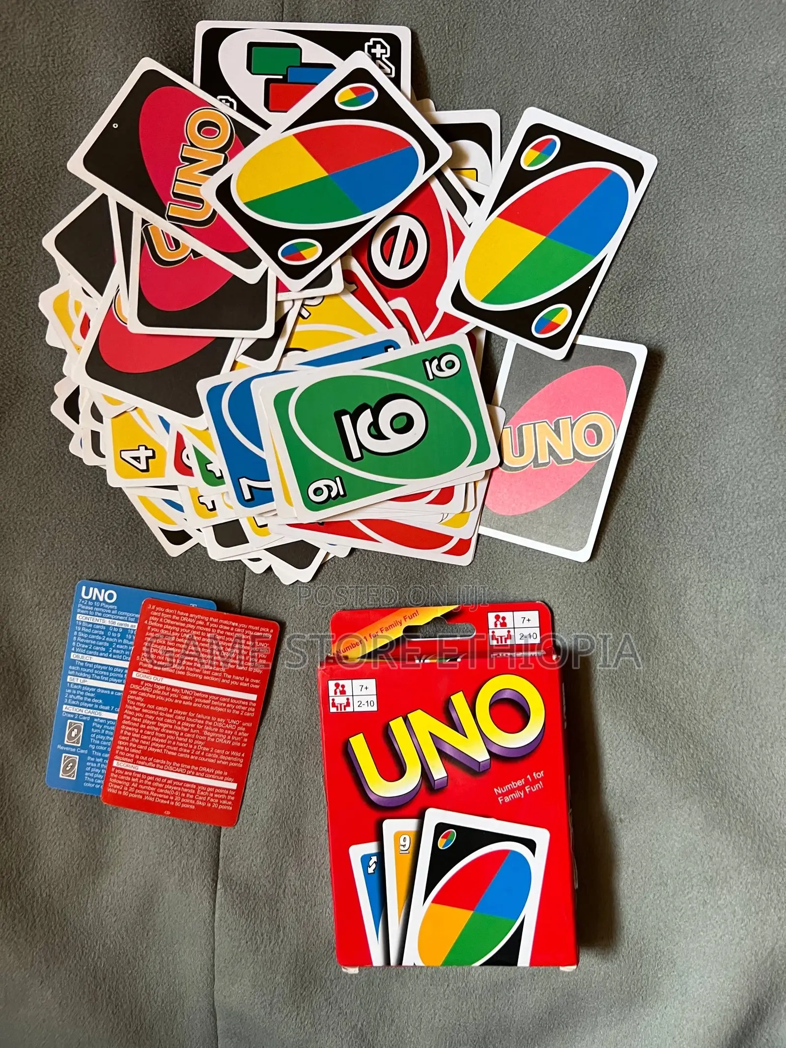 Uno Card Game Price 2200 Birr Call