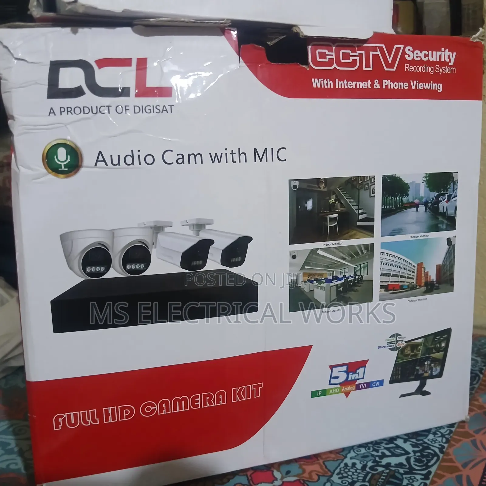 4 Channel CCTV Kit