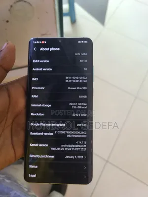 New Huawei P30 Pro 256 GB Blue