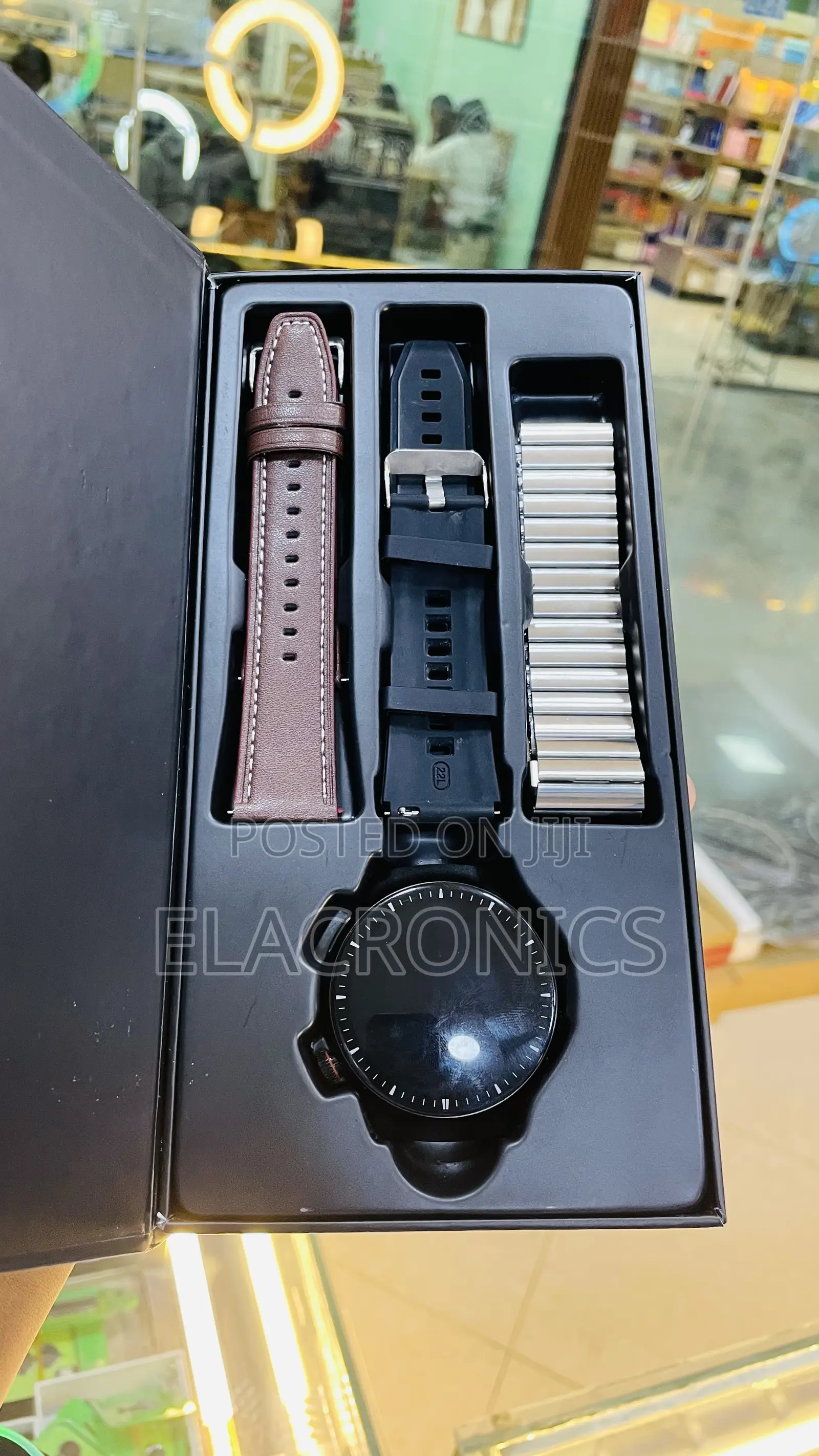 Original Haino Teko Watch 4 Pro (Curved Amoled + 3 Straps)