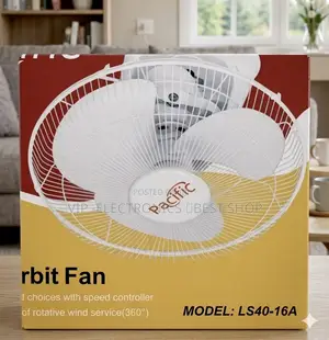 Pacific Orbit Fan Ceiling Fan With Speed Controlle