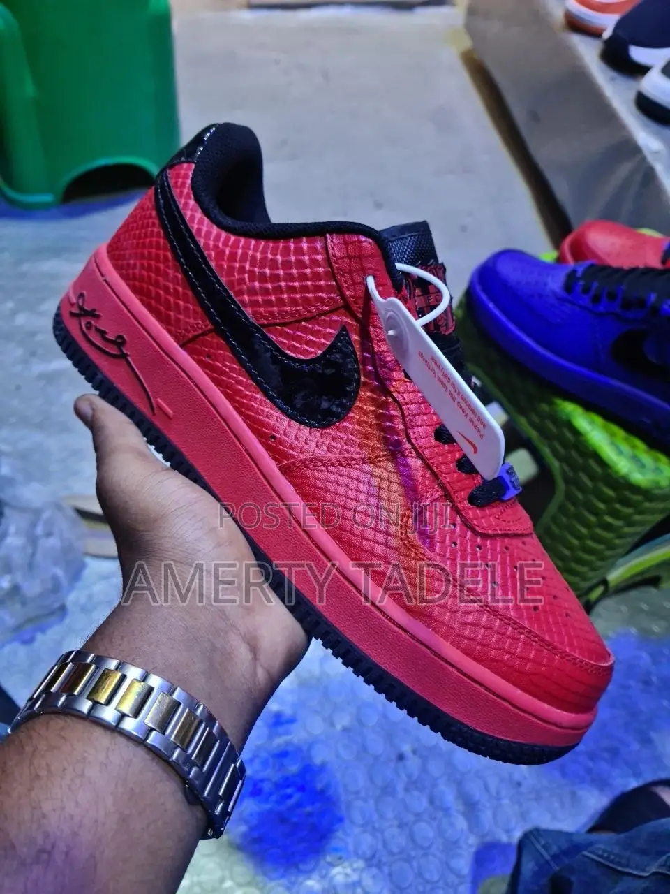 Nike Air Force 1 Sneakers Fc Barcelona Original 100%