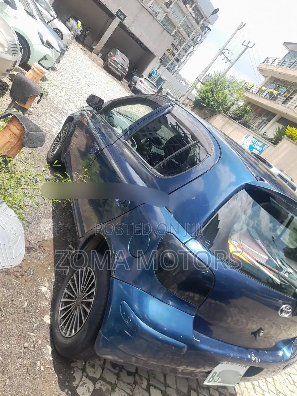 Toyota Vitz 1.0 FWD 3dr 2002 Blue