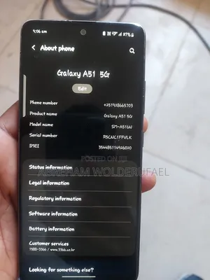 Samsung Galaxy A51 5G 128 GB Black