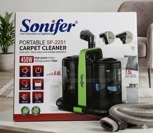 Sonifer Portable Carpet Cleaner – 450w High Power Cleaner