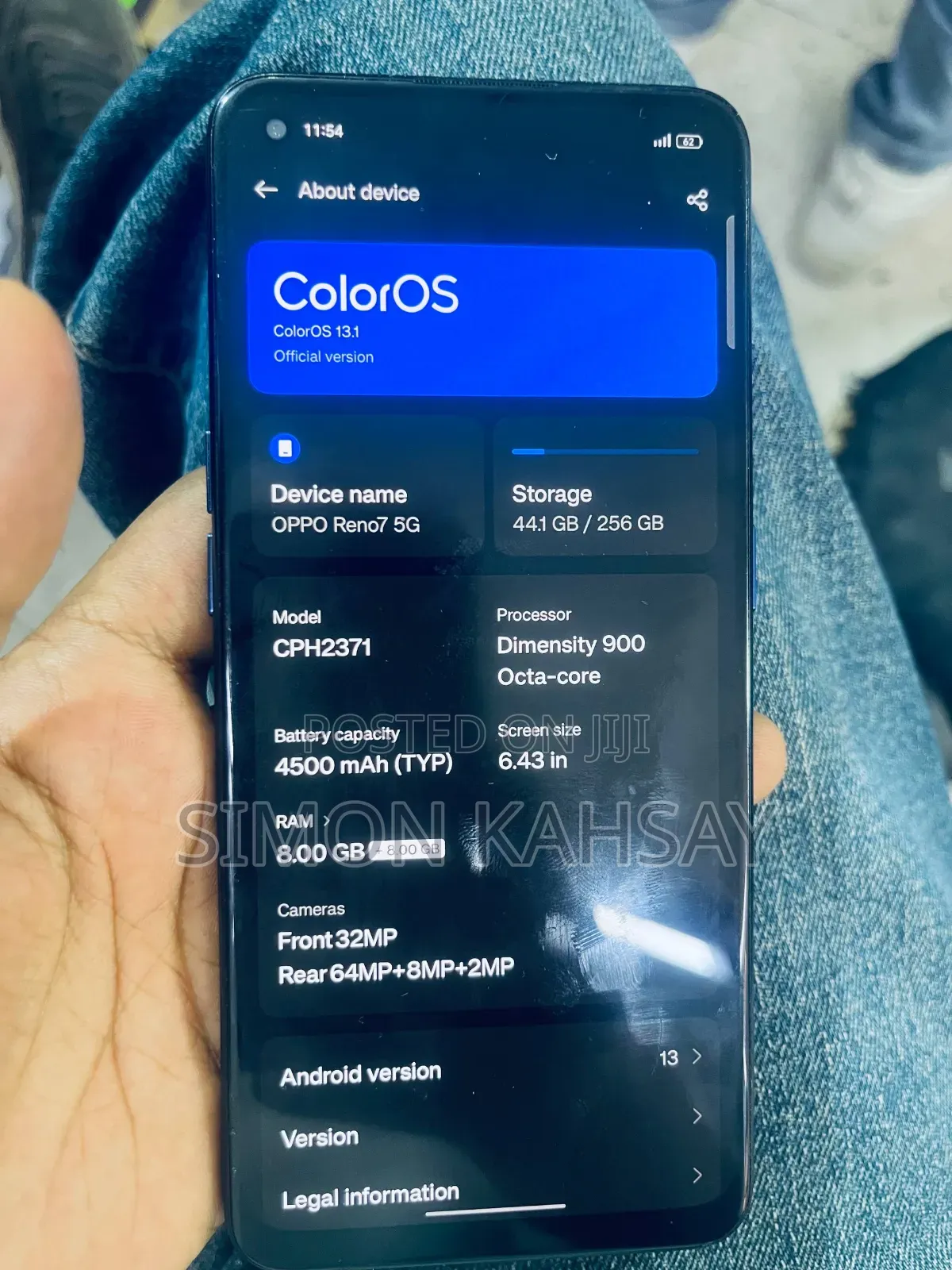 Oppo Reno7 5G 256 GB Blue
