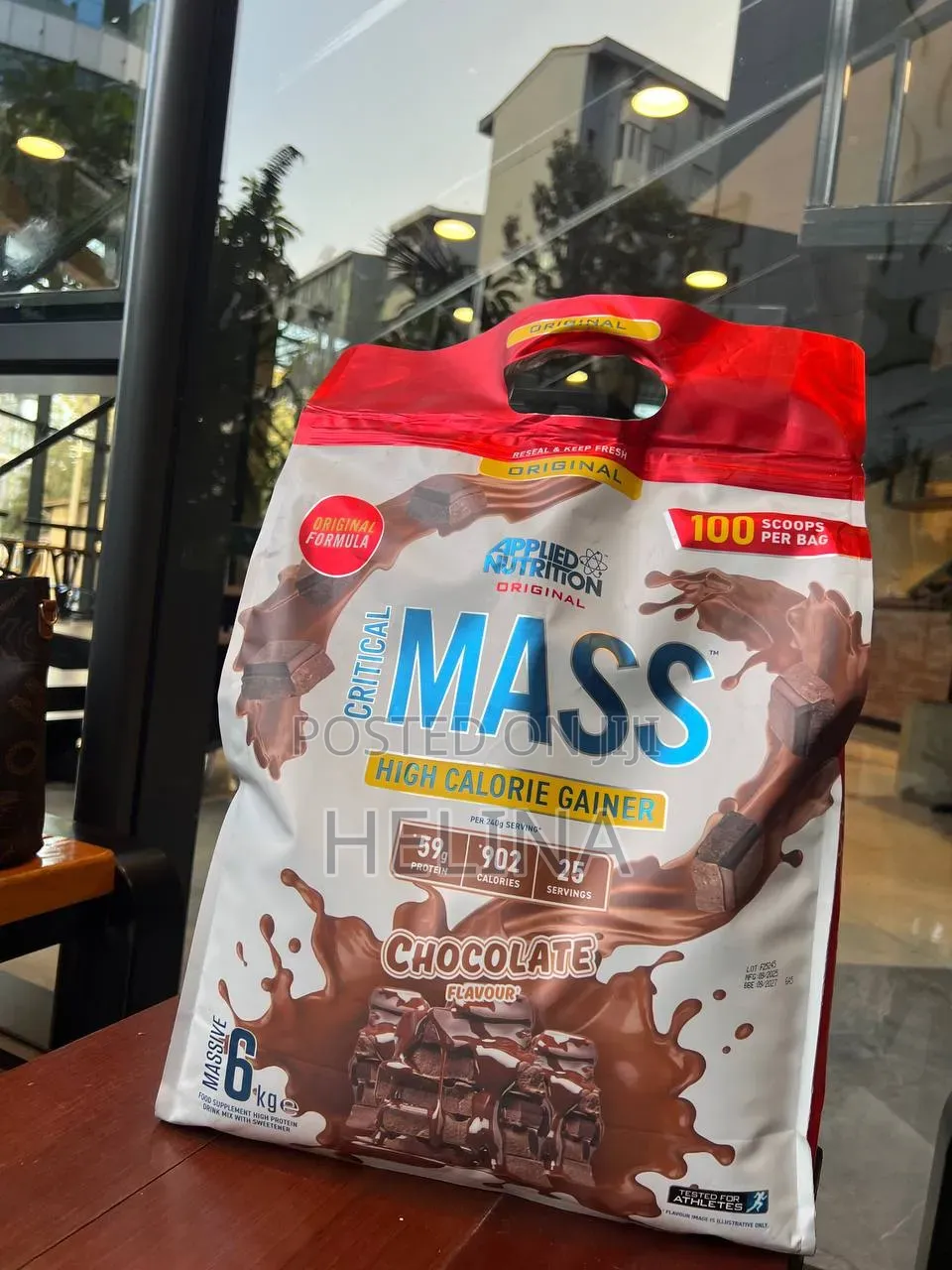 Applied Nutrition Original Critical Mass High Calorie Gainer 6kg 100sc