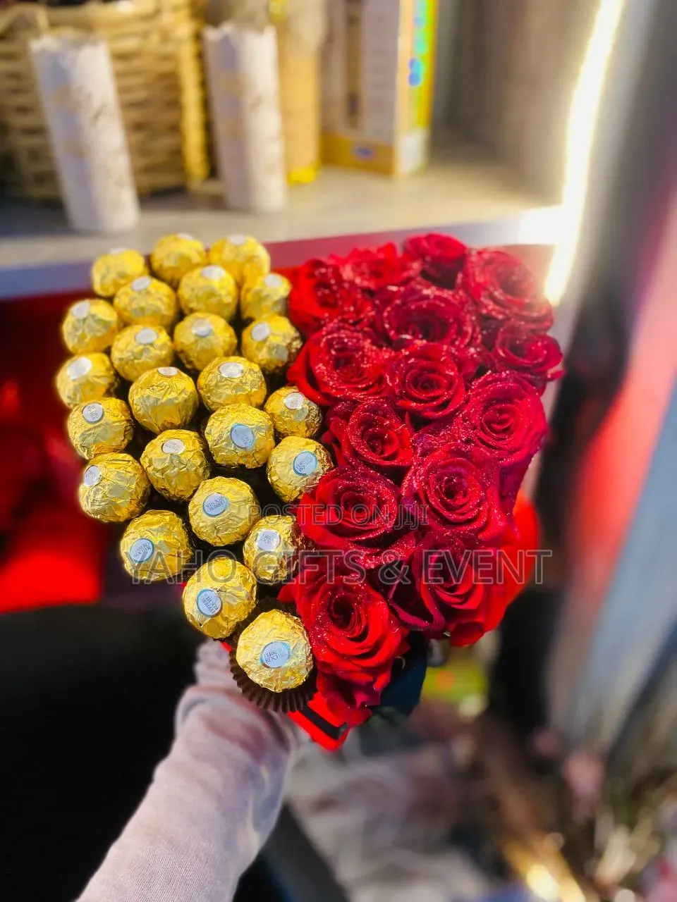 Flower and Chocolates Gift