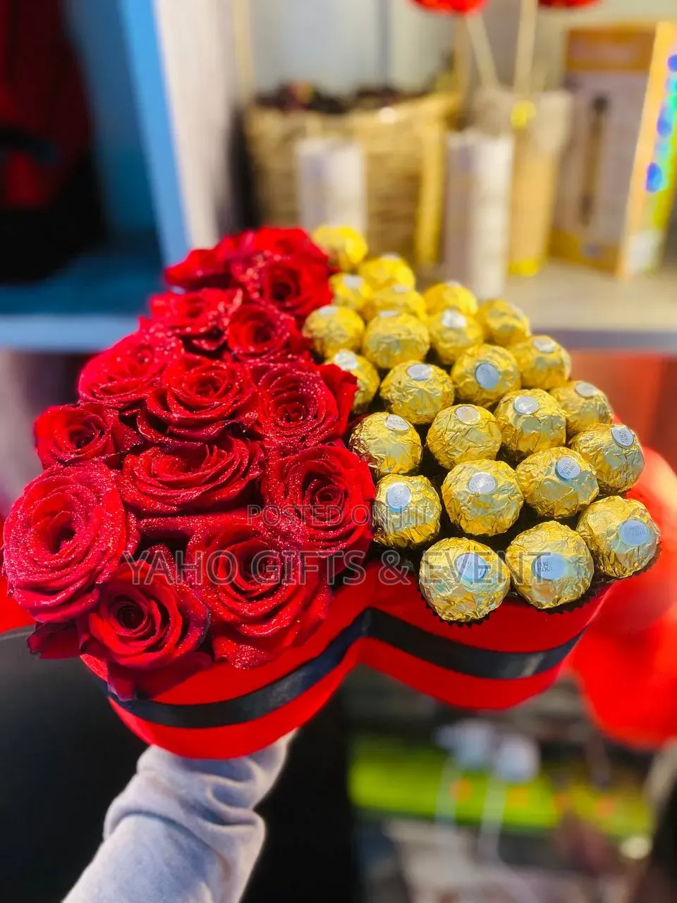 Flower and Chocolates Gift