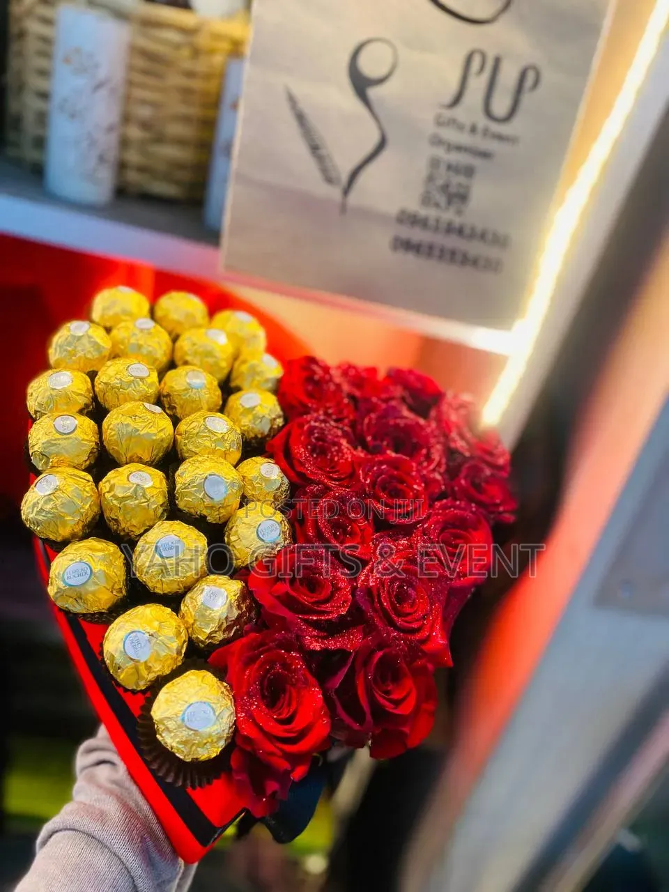 Flower and Chocolates Gift