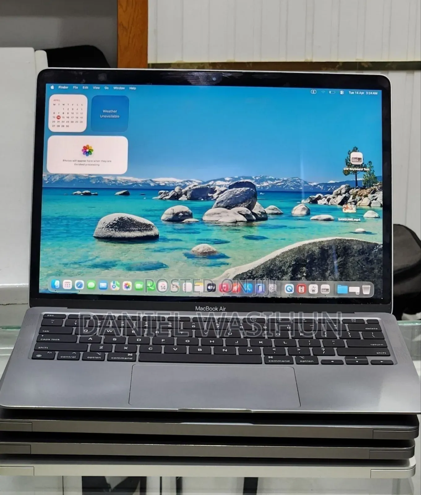 New Laptop Apple MacBook Air 2020 M1 8GB Apple M1 SSD 256GB