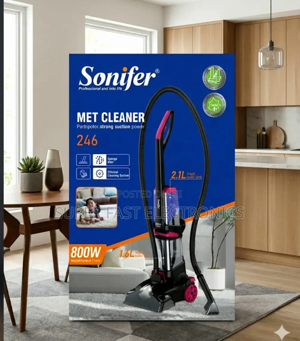 ​Sonifer Vacuum Cleaner 2-in-1 Carpet Deep Washer (800w) High-Power