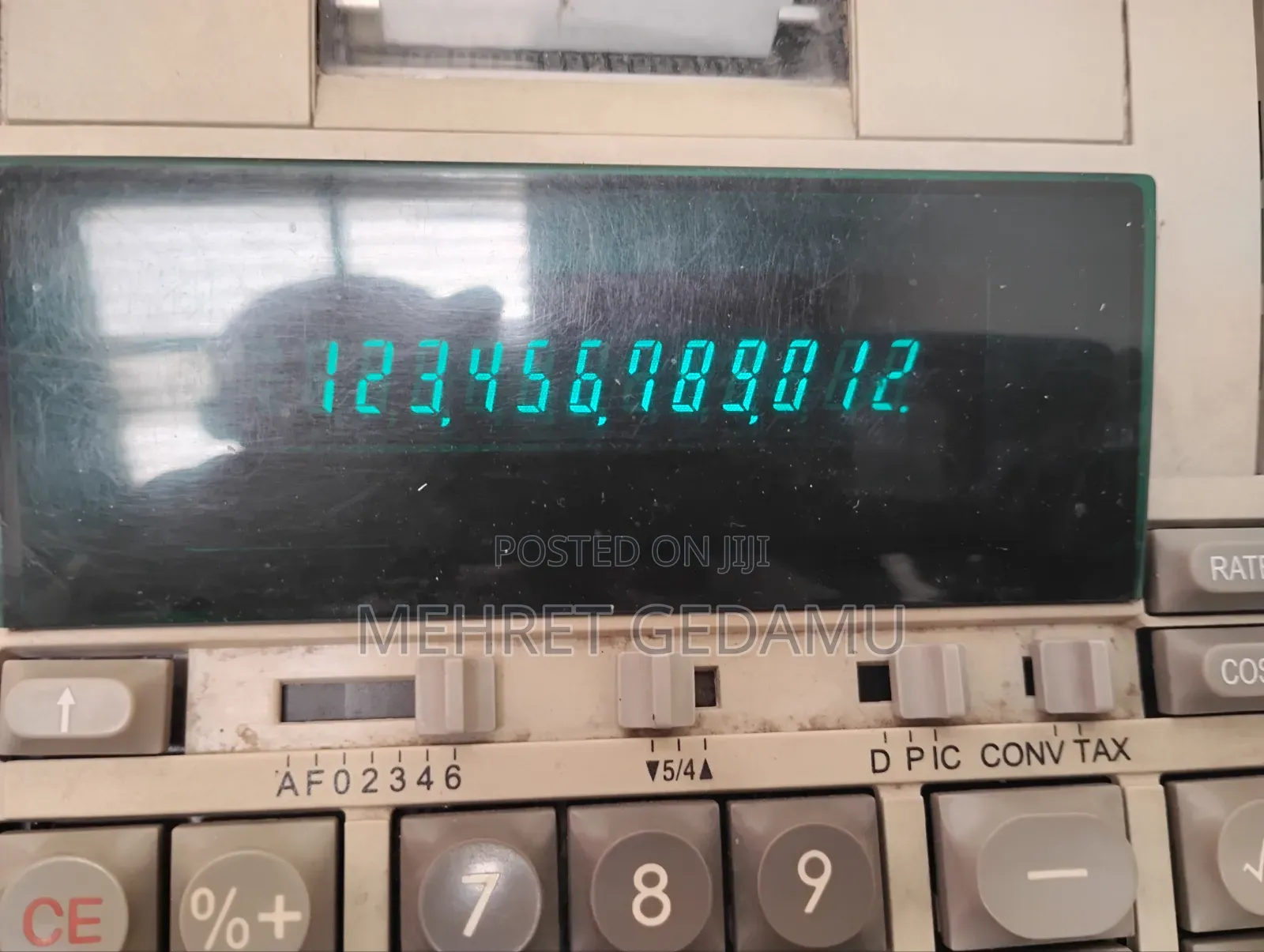 Old School (1980's) Accountants Adding Machine