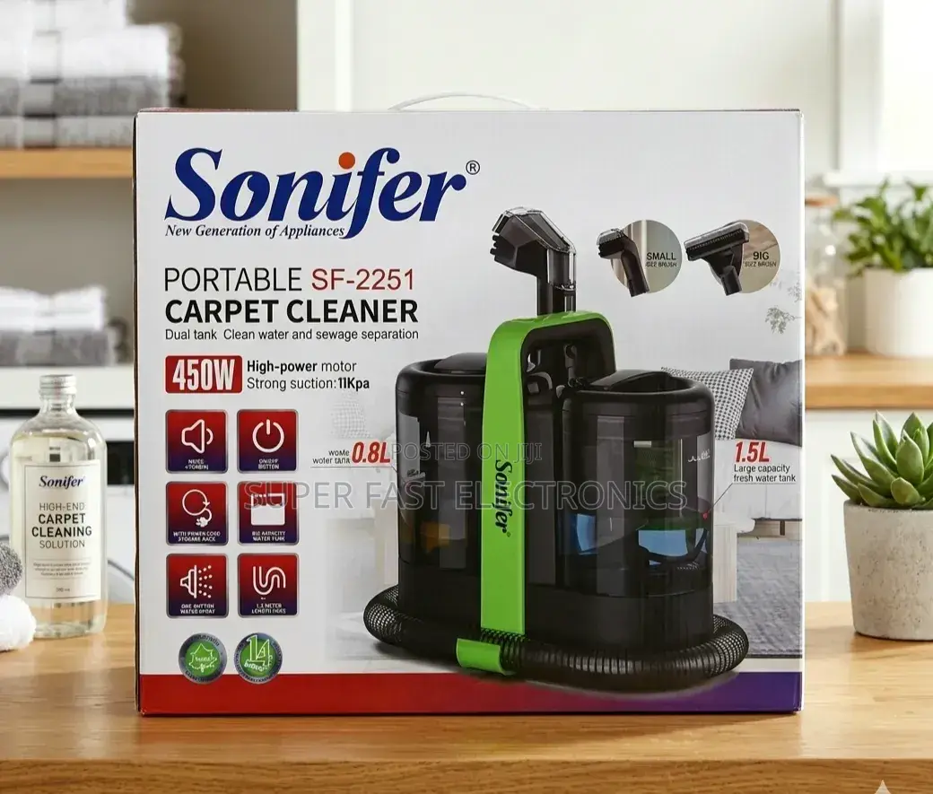 Sonifer Portable Carpet Cleaner 450w Dual Tank Vacuum Cleaner