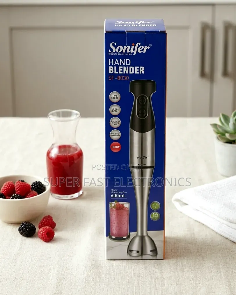Sonifer Hand Blender 600w Stainless Steel Mixer