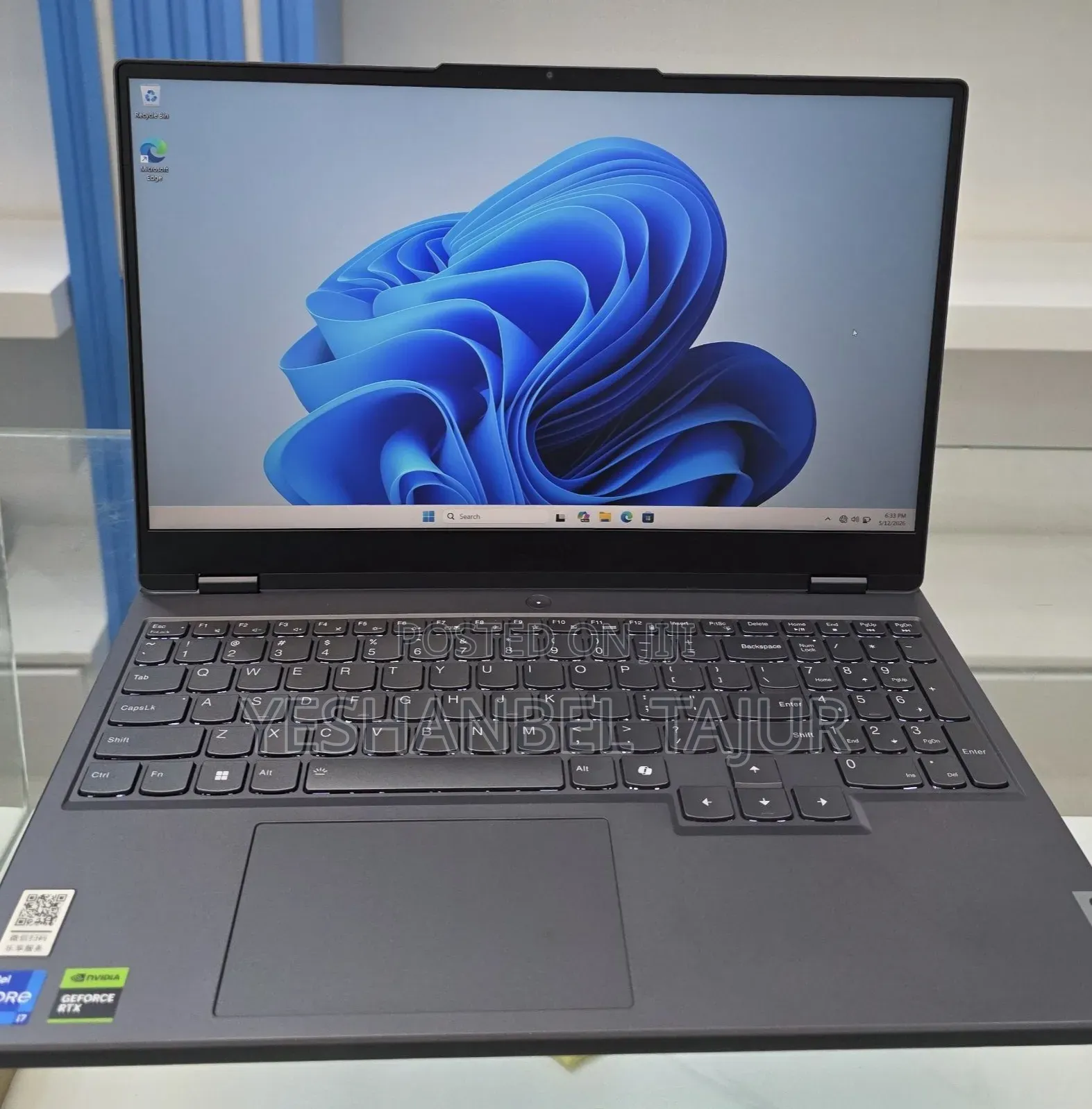 New Laptop Lenovo Legion 5 24GB Intel Core i7 SSD 1T