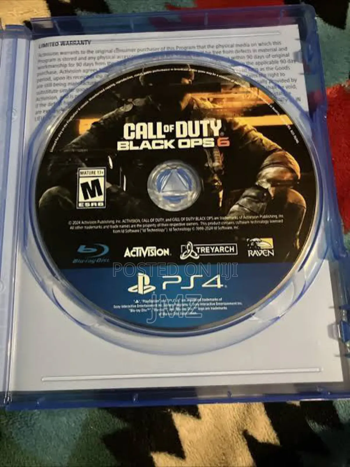 Call of Duty Black Ops 6 Ps4 Cd
