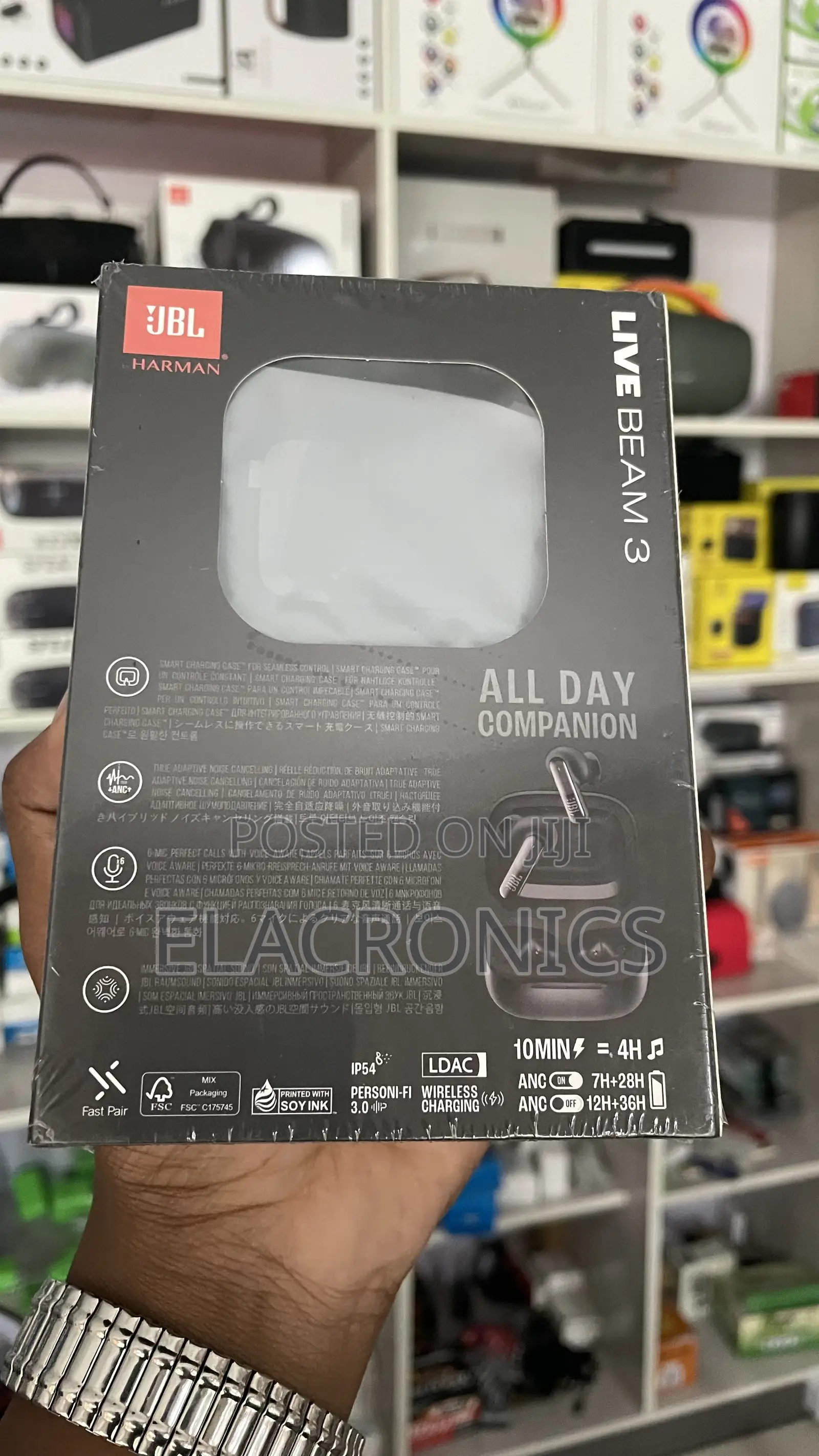 JBL Earbuds Live Beam 3 Wireless (Bluetooth Earbuds)