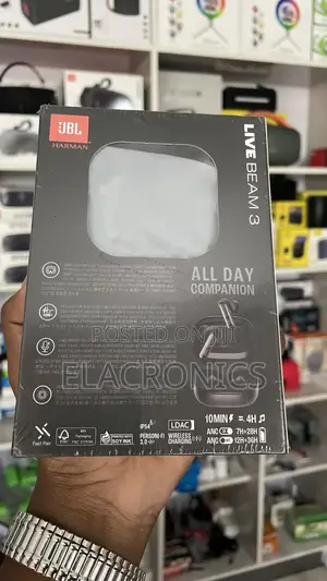 JBL Earbuds Live Beam 3 Wireless (Bluetooth Earbuds)