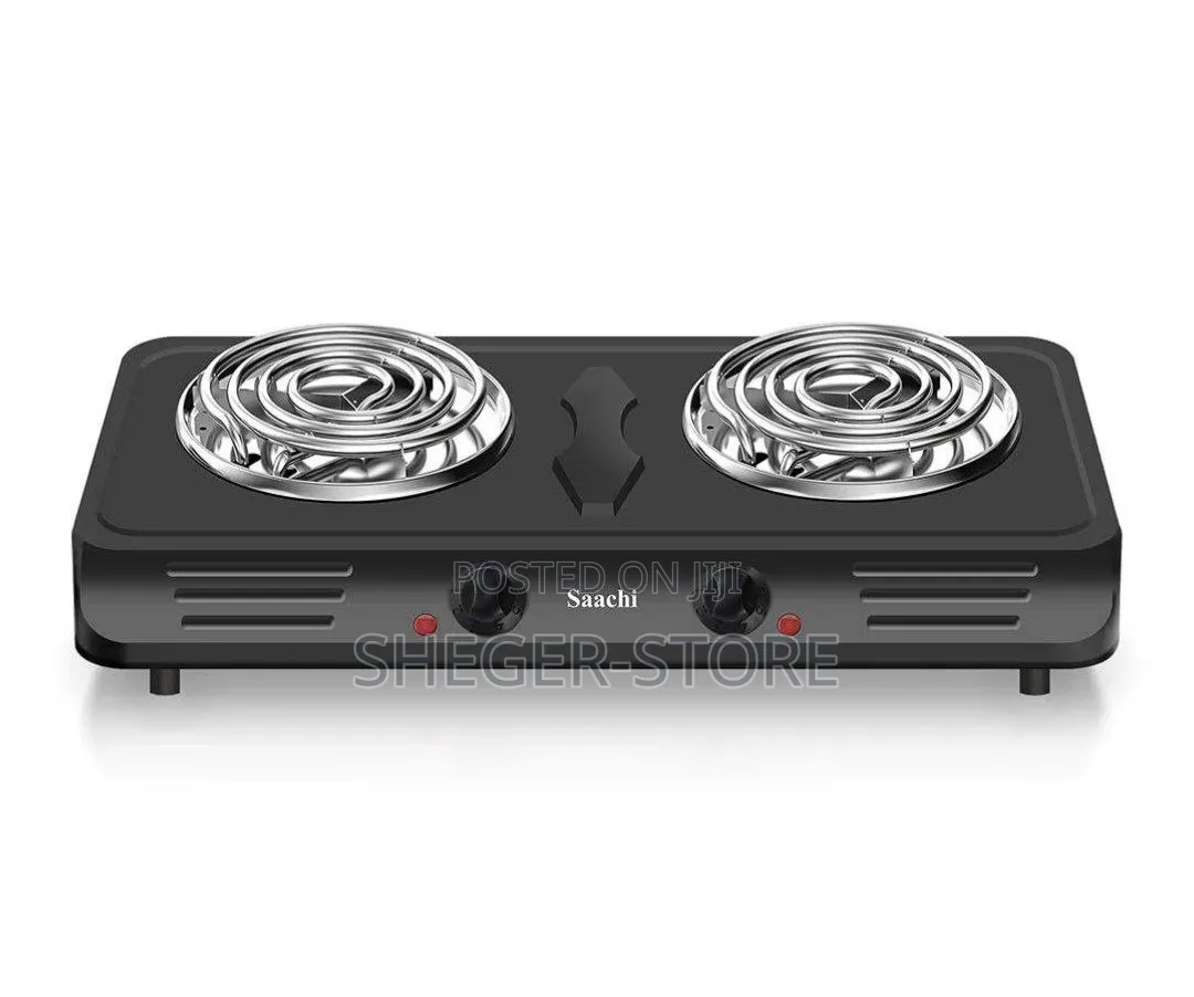 Orginal 2000 W ትልቁ Saachi Hot Plate ሳቺ ባለሁለት ምድጃ ስቶቭ