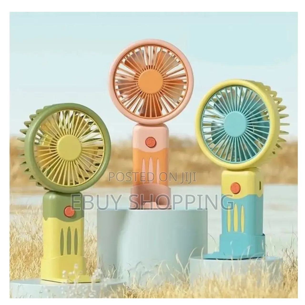 Rechargeable Mini Fan for Desk, Travel Commuting