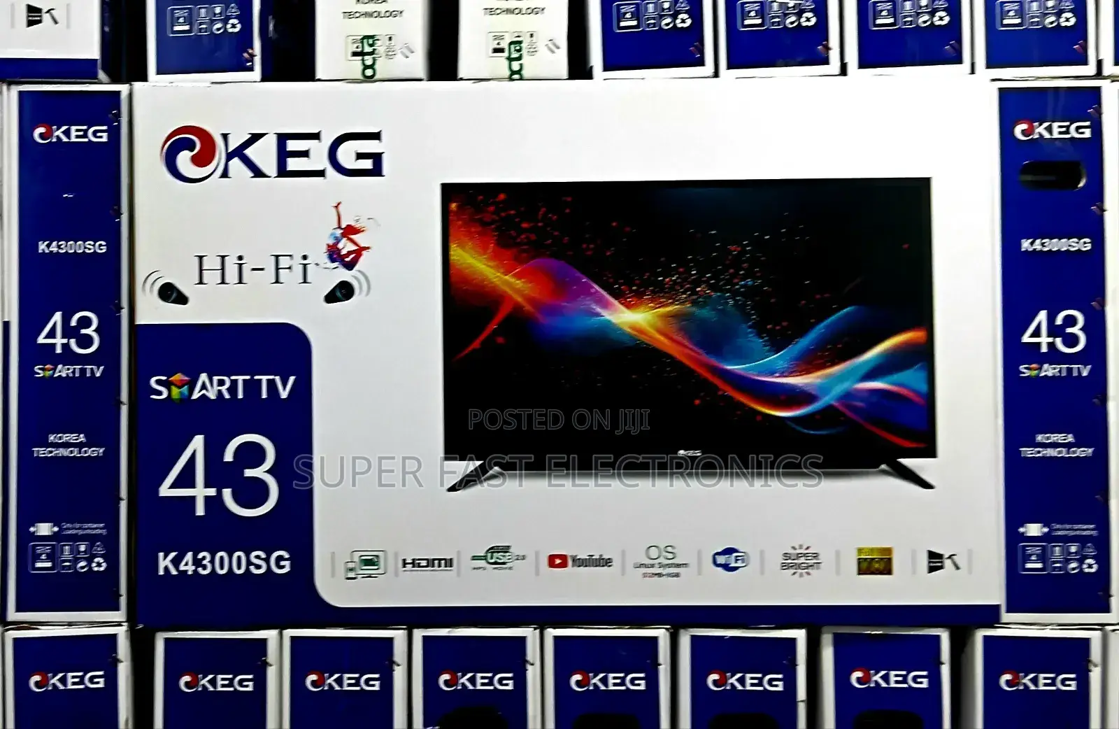 Keg 43 Inch Tv Smart Android Tv Uhd Smart Television