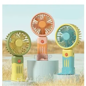 3-speed Personal Fan – Desk-friendly, Handheld-easy