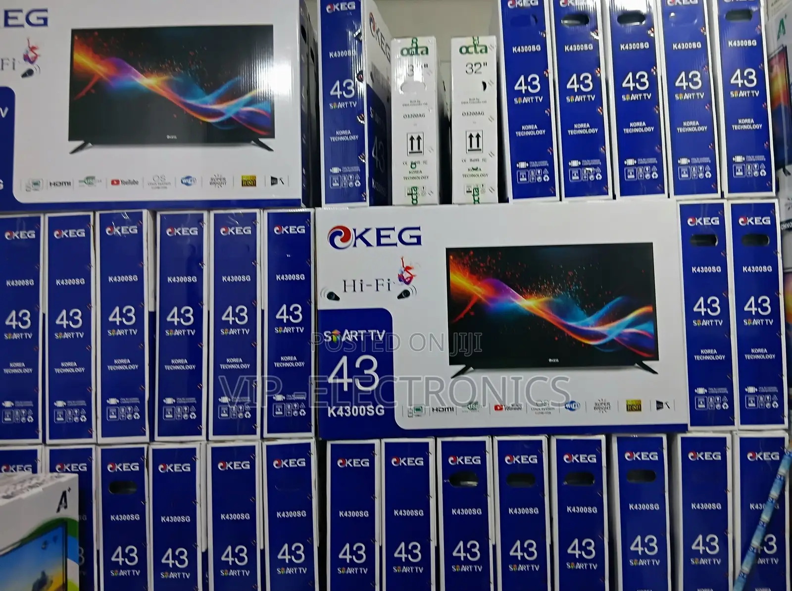Keg 43 Inch Tv Smart Android Tv Smart Television