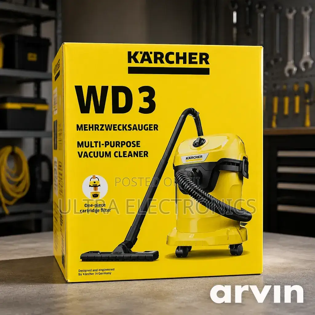 Kärcher Wd 3 Multi-Purpose Wet and Dry Vacuum Cleaner Versatile