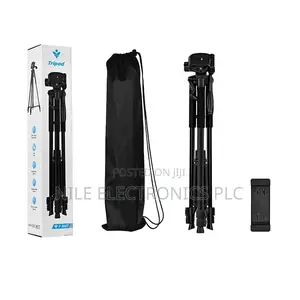 Cegor F-360t Tripod With a 3-Way Fluid Effect Head in Black