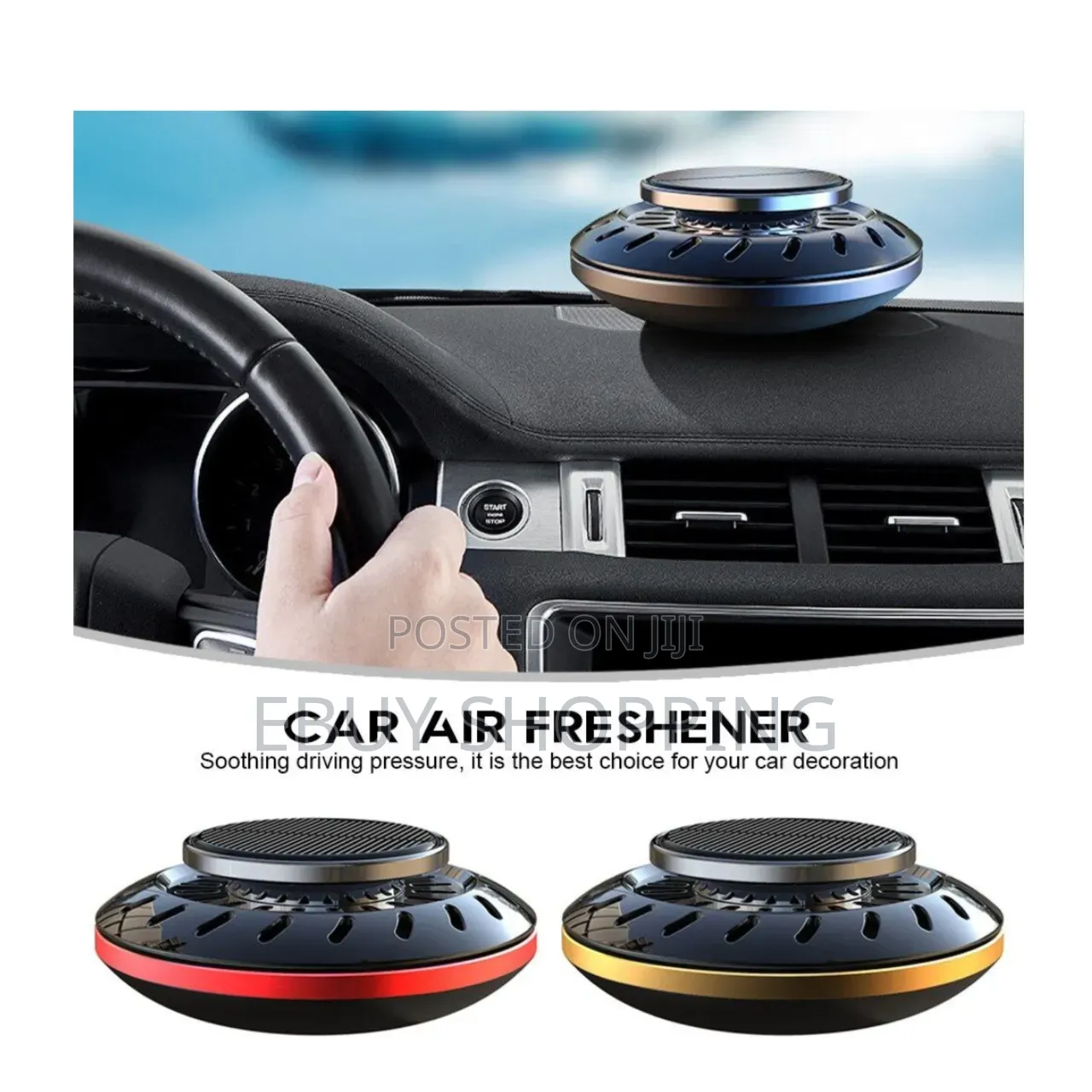 Portable Solar Humidifier for Vehicle – Fresh Mist Fragrance
