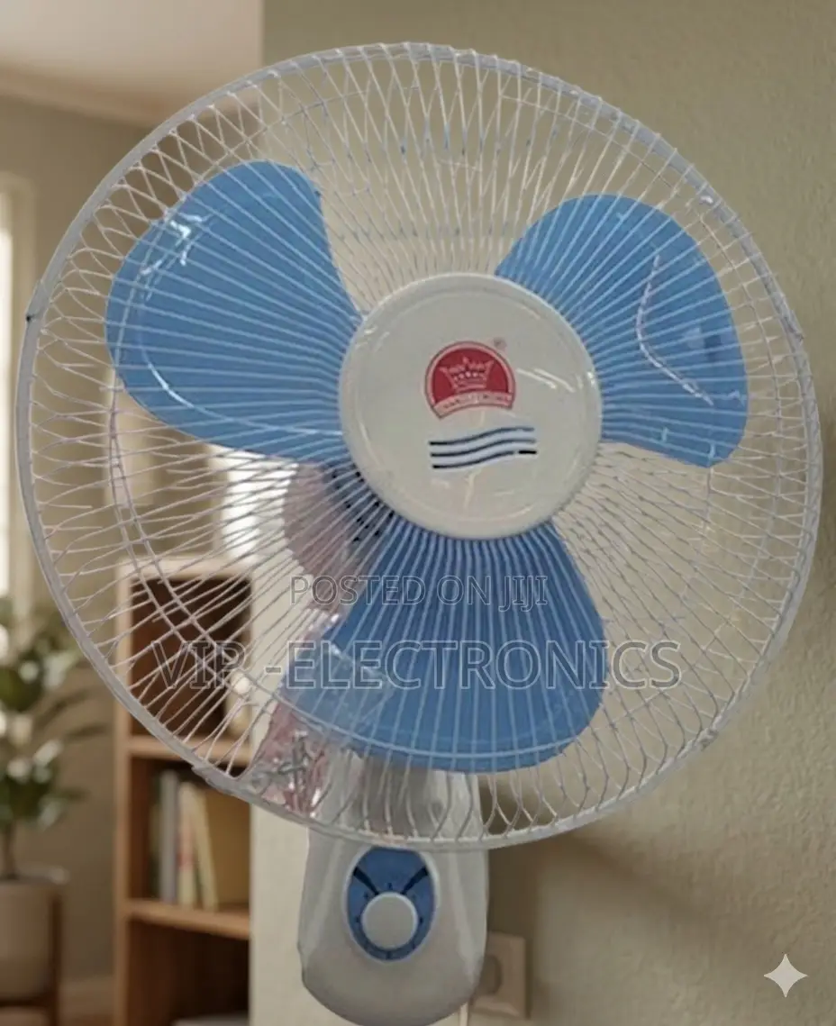 Crown 3-Blade Wall-Mounted Fan With Adjustable Speed Control