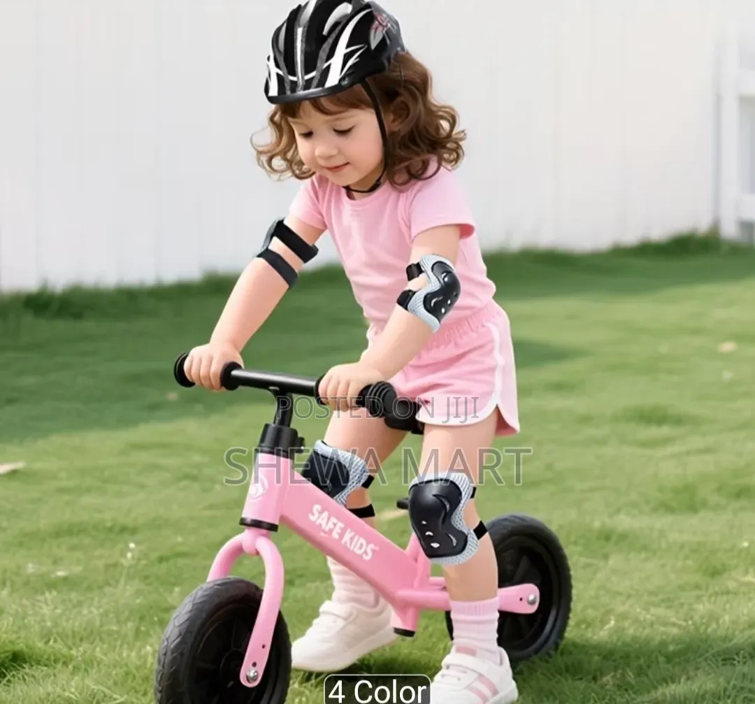 Bike Helmet Knee Pads Set Toddler Gear For Bicycle, Cycling, Scooter