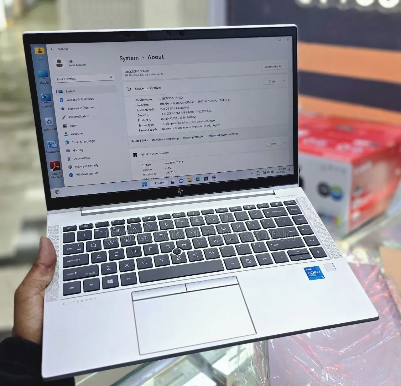 New Laptop HP EliteBook 840 G8 16GB Intel Core i5 SSD 512GB