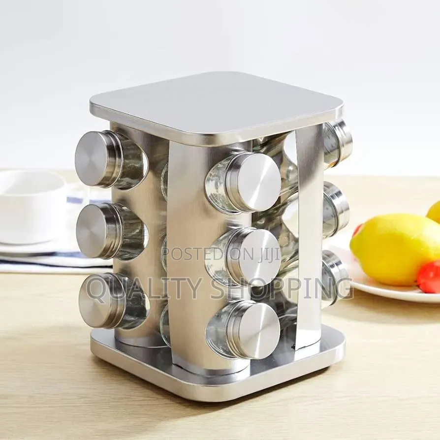 12 Jar Rotating Spice Carousel