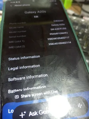 Samsung Galaxy A20s 32 GB Black