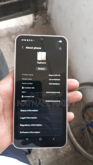 Samsung Galaxy M16 128 GB White